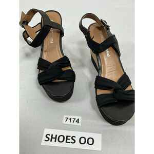 Womans New Dirty Laundry Benicia Strappy Cork Wedge Platform Sandals 10 Black